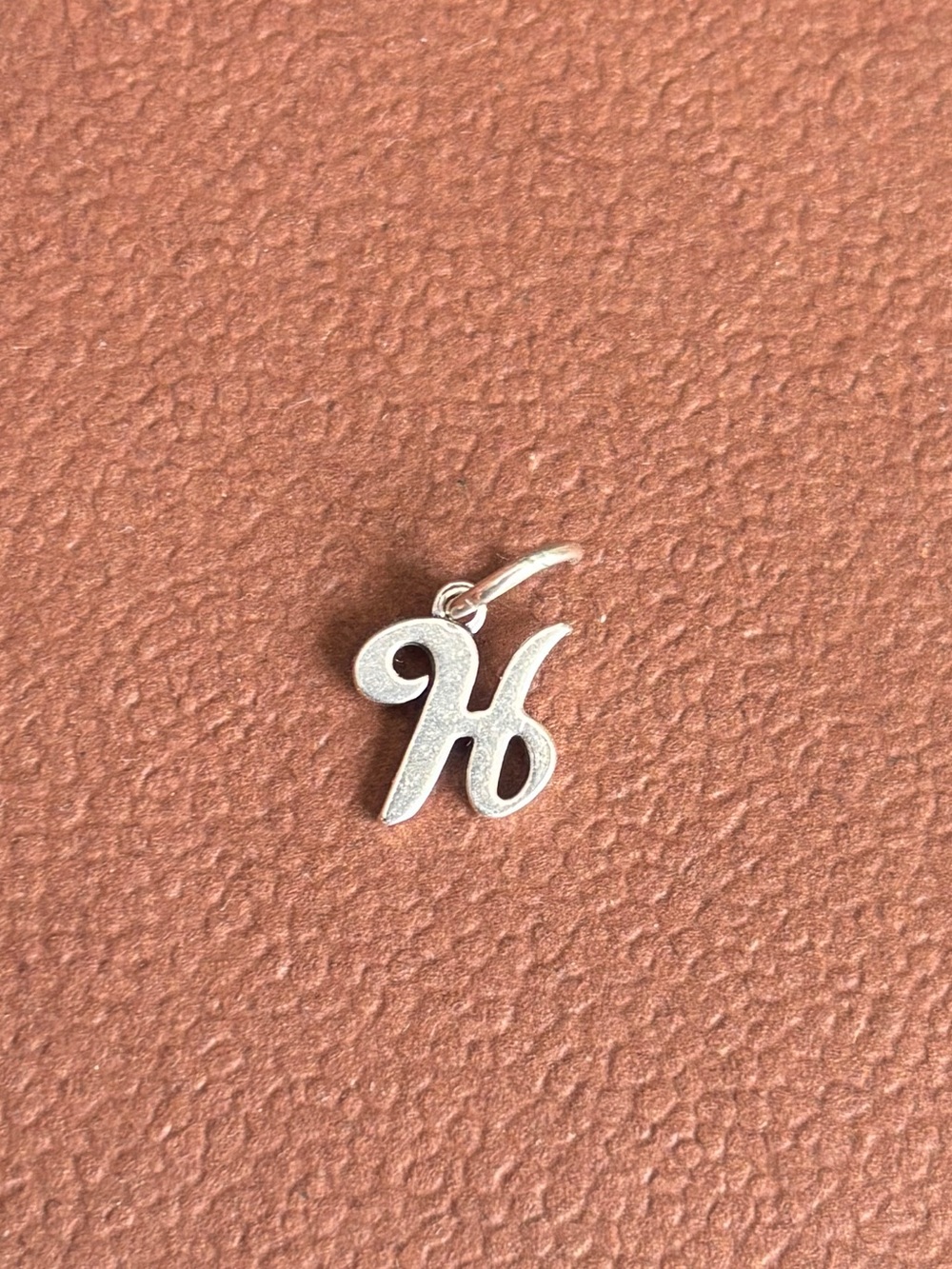 James Avery Script Letter H Charm Pendant